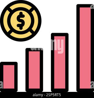 Economy Vector Icon Design Illustration Stock Vector