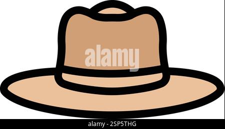 Hat Vector Icon Design Illustration Stock Vector