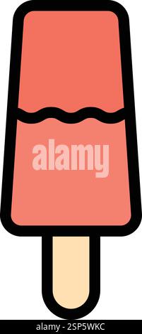 Ice cream Vector Icon Design Illustration Stock Vector