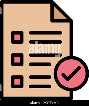 Document Vector Icon Design Illustration Stock Vector