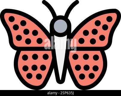 Butterfly Vector Icon Design Illustration Stock Vector