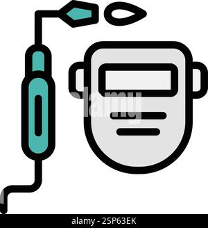 Weld Vector Icon Design Illustration Stock Vector