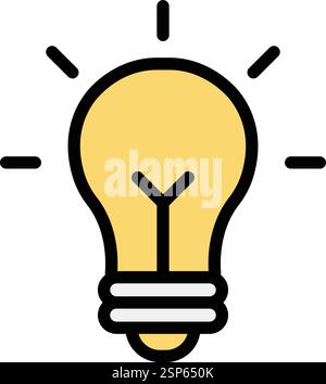 Idea Vector Icon Design Illustration Stock Vector