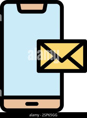 Email Vector Icon Design Illustration Stock Vector