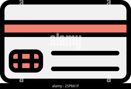 Credit card Vector Icon Design Illustration Stock Vector