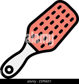 Hair brush Vector Icon Design Illustration Stock Vector