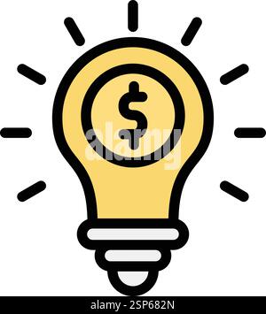 Idea Vector Icon Design Illustration Stock Vector