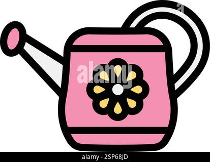 Watering can Vector Icon Design Illustration Stock Vector