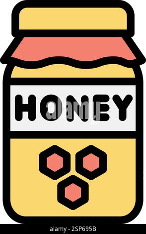 Honey Vector Icon Design Illustration Stock Vector