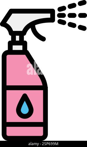 Spray Vector Icon Design Illustration Stock Vector