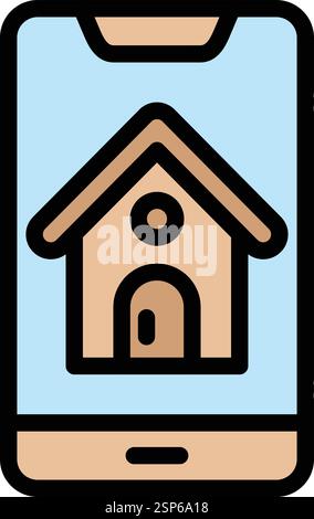 Mobile Vector Icon Design Illustration Stock Vector