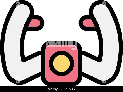 Plane handle Vector Icon Design Illustration Stock Vector