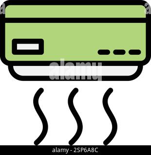 Air conditioner Vector Icon Design Illustration Stock Vector