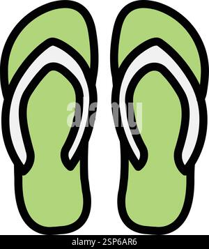 Slipper Vector Icon Design Illustration Stock Vector