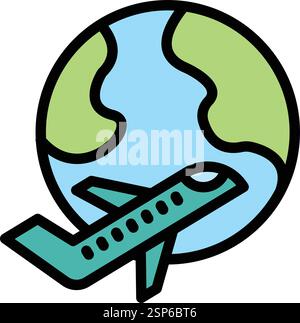 Travel Vector Icon Design Illustration Stock Vector