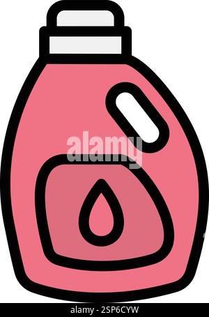 Detergent Vector Icon Design Illustration Stock Vector