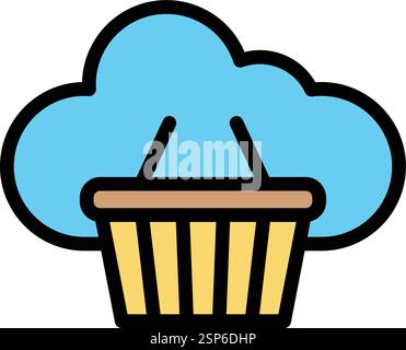 Basket Vector Icon Design Illustration Stock Vector