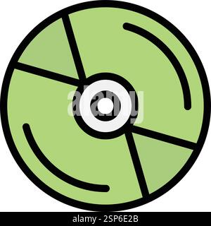 Cd Vector Icon Design Illustration Stock Vector