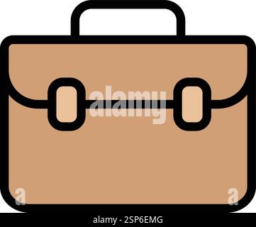 Briefcase Vector Icon Design Illustration Stock Vector