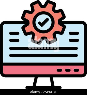 Testing Vector Icon Design Illustration Stock Vector