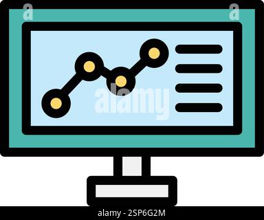 Analysis Vector Icon Design Illustration Stock Vector