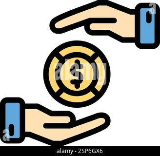 Salary Vector Icon Design Illustration Stock Vector
