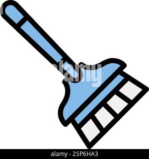 Cleaning brush Vector Icon Design Illustration Stock Vector