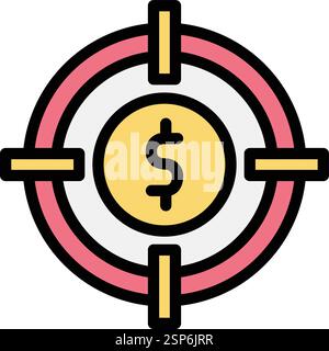 Focus Vector Icon Design Illustration Stock Vector