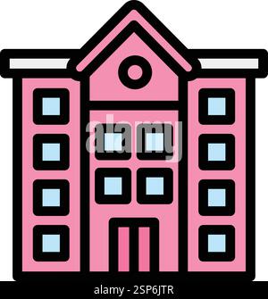 building icon vector Stock Vector Image & Art - Alamy