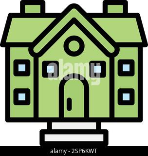 House Vector Icon Design Illustration Stock Vector