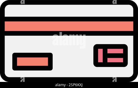 Credit card Vector Icon Design Illustration Stock Vector