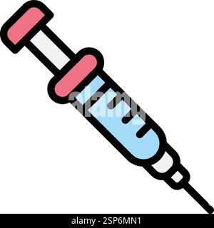 Syringe Vector Icon Design Illustration Stock Vector