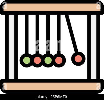 Pendulum Vector Icon Design Illustration Stock Vector