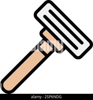 Razor Vector Icon Design Illustration Stock Vector