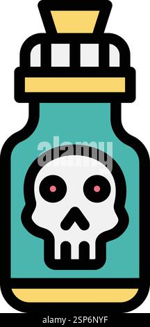 Poison Vector Icon Design Illustration Stock Vector
