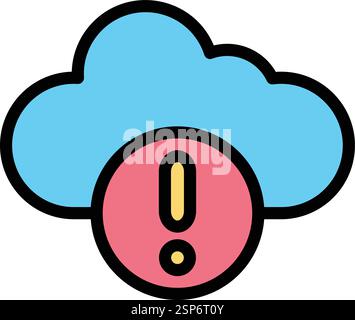 Error Vector Icon Design Illustration Stock Vector