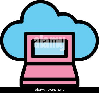Laptop Vector Icon Design Illustration Stock Vector