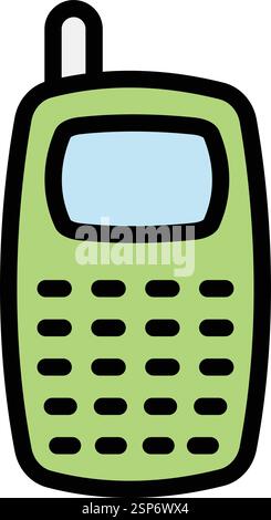 Phone Vector Icon Design Illustration Stock Vector