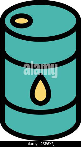 Barrel Vector Icon Design Illustration Stock Vector