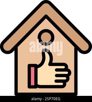 House Like Vector Icon Design Illustration Stock Vector