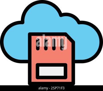 Sd card Vector Icon Design Illustration Stock Vector