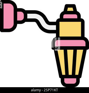 Lamp Vector Icon Design Illustration Stock Vector