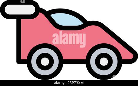 Car Vector Icon Design Illustration Stock Vector