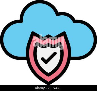 Shield Vector Icon Design Illustration Stock Vector
