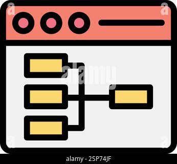 Ux design Vector Icon Design Illustration Stock Vector