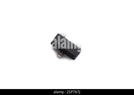 Surface mount or smd transistor jfet Stock Photo