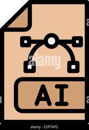 Ai file Vector Icon Design Illustration Stock Vector