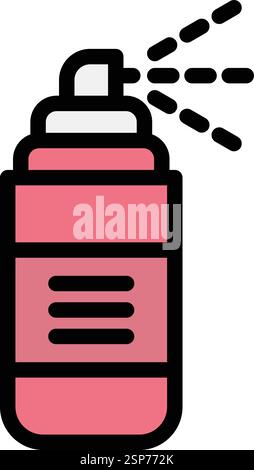 Paint spray Vector Icon Design Illustration Stock Vector