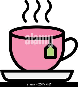 Tea Vector Icon Design Illustration Stock Vector