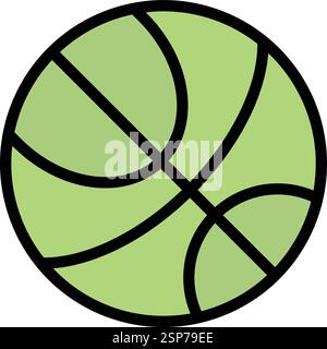 Ball Vector Icon Design Illustration Stock Vector